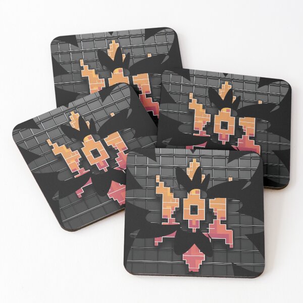 Item preview, Pixelated rebellion logo over a black grid 6 designed and sold by Neon G.