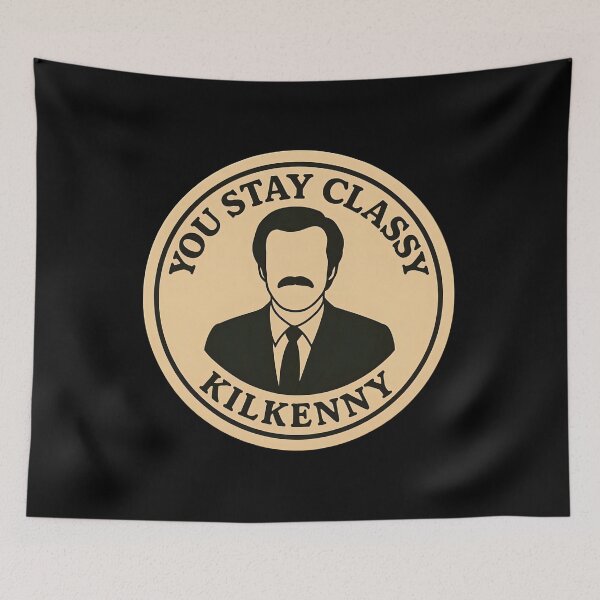 Item preview, Anchorman Inspired Retro Ireland Print: Kilkenny designed and sold by PinUpPizzazz.