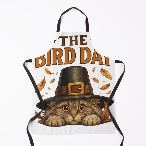 Item preview, Thanksgiving Cat and Turkey - Feathers flew designed and sold by LavIsInTheAir.