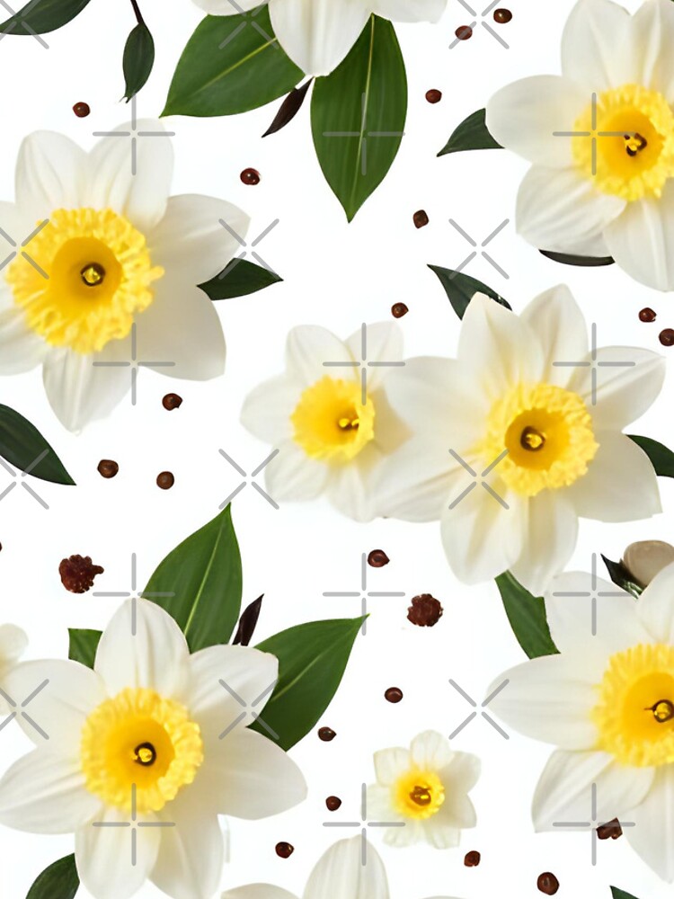 "December Birth Flower – Narcissus & Holly Design" iPhone Case for Sale ...