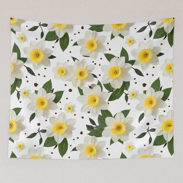 Item preview, December Birth Flower – Narcissus & Holly Design designed and sold by Cultradesign.