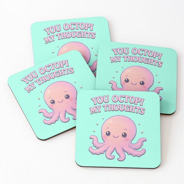 Item preview, You Octopi My Thoughts – Cute Kawaii Pastel Octopus Pun Design designed and sold by tronictees.