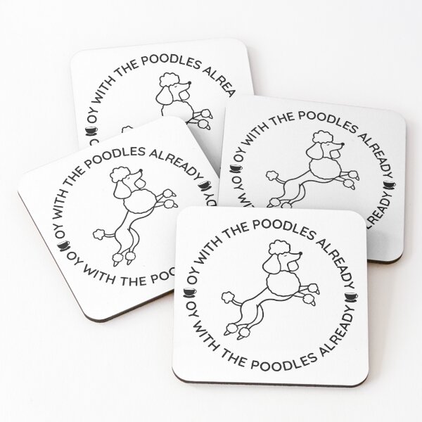 Item preview, Minimalist Poodle Pop Culture Design – Retro Coffee Lover Aesthetic designed and sold by velvetearth.
