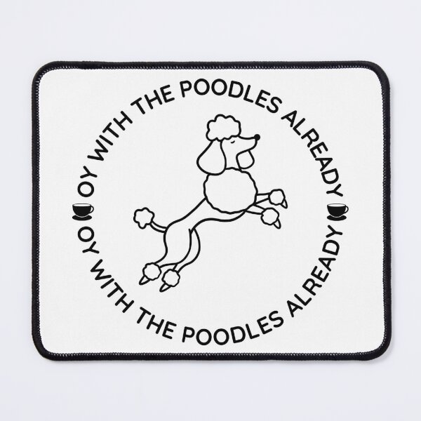 Item preview, Minimalist Poodle Pop Culture Design – Retro Coffee Lover Aesthetic designed and sold by velvetearth.