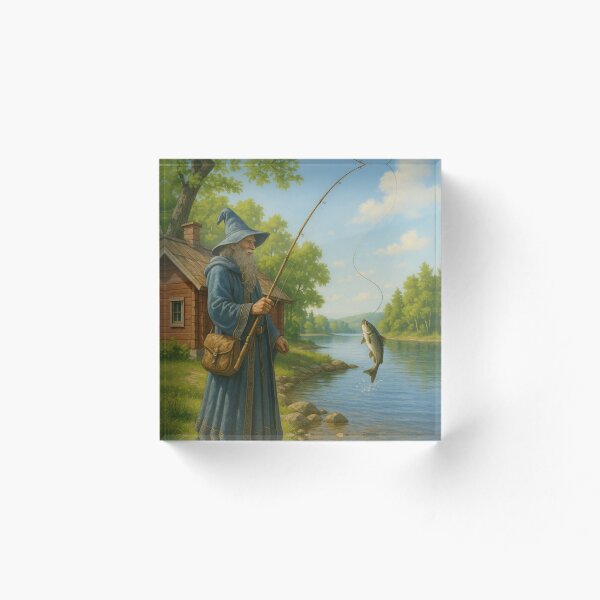 Artikelvorschau, Finnish Cabin Fishing Wizard entworfen und verkauft von PixelStorage.