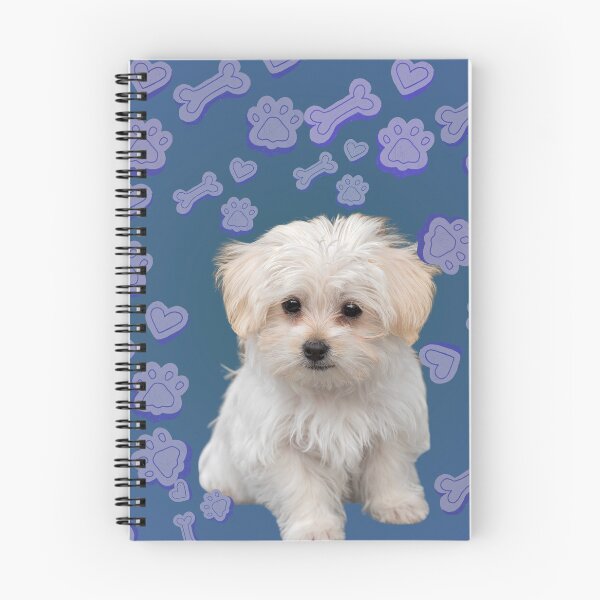 Item preview, Adorable puppy with paw prints and bones pattern  designed and sold by Cre8Gift.