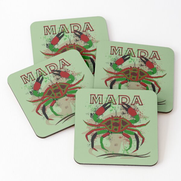 Item preview, Red green black crab designed and sold by Vivinedrawsells.