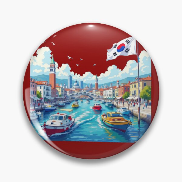 Item preview, The Best of Pohang Harbor Korea – 3D Funny Sketch , designed and sold by PaintMeWorld.