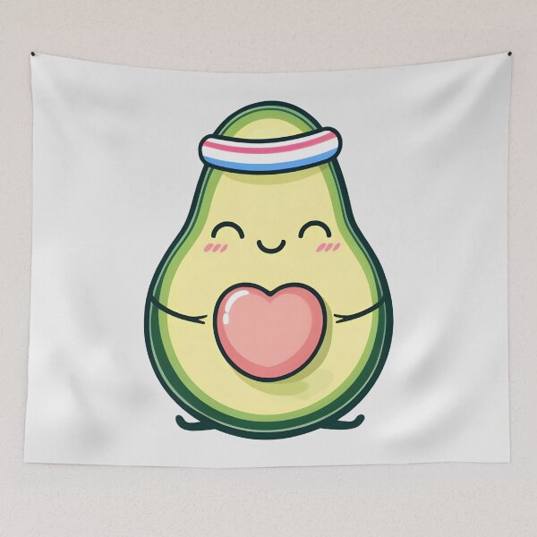 Item preview, Zen Avocado Meditation and Mindfulness designed and sold by ArtsyWishesShop.