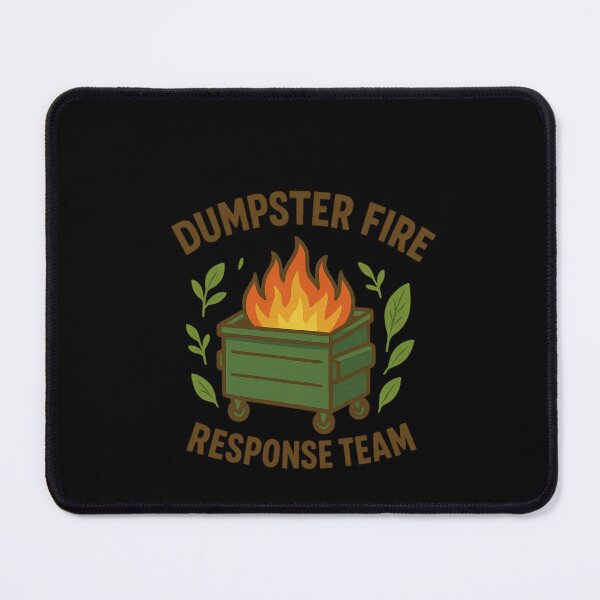 Item preview, Dumpster Fire Response Team – Funny Retro Design designed and sold by EuropeanPrints.