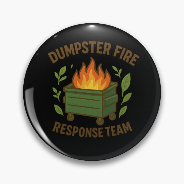 Item preview, Dumpster Fire Response Team – Funny Retro Design designed and sold by EuropeanPrints.