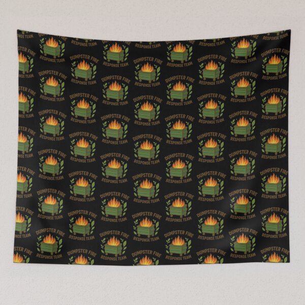 Item preview, Dumpster Fire Response Team – Funny Retro Design designed and sold by EuropeanPrints.