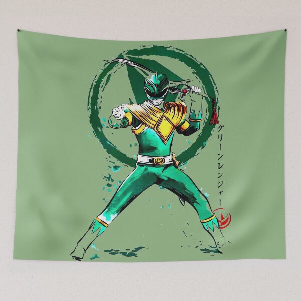 Item preview, The Legendary Green Warrior – Retro Hero Power Art designed and sold by Artistic canvas store.