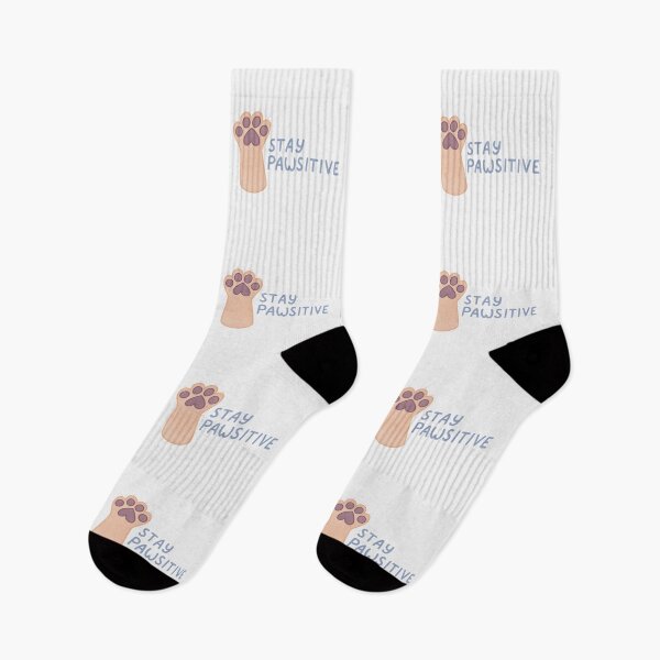 Item preview, stay pawsitive cute positivity blonde cat paw designed and sold by winterpumpkin.