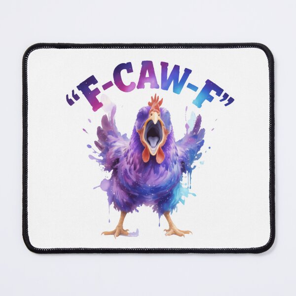 Item preview, F-Caw-F Chicken Funny Feathered Wild Clucking Bird designed and sold by SkeletonsDanger.