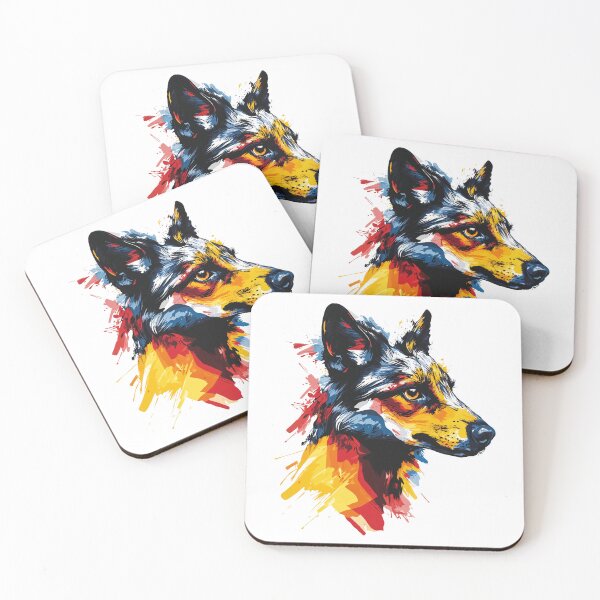 Item preview, Colorful Dog – Origami-Style Animal Art | Paint Splash Wildlife Design T-Shirt designed and sold by OrigAnimal.
