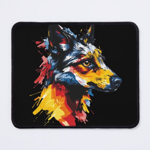 Item preview, Colorful Dog – Origami-Style Animal Art | Paint Splash Wildlife Design T-Shirt designed and sold by OrigAnimal.