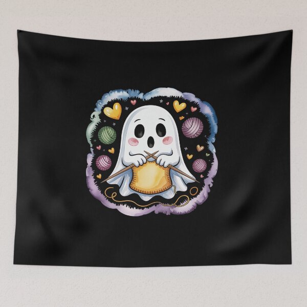 Item preview, knitting ghost designed and sold by jkrphoto.