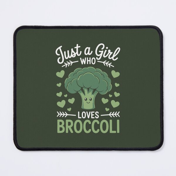 Item preview, Just a Girl Who Loves Broccoli' designed and sold by jkrphoto.