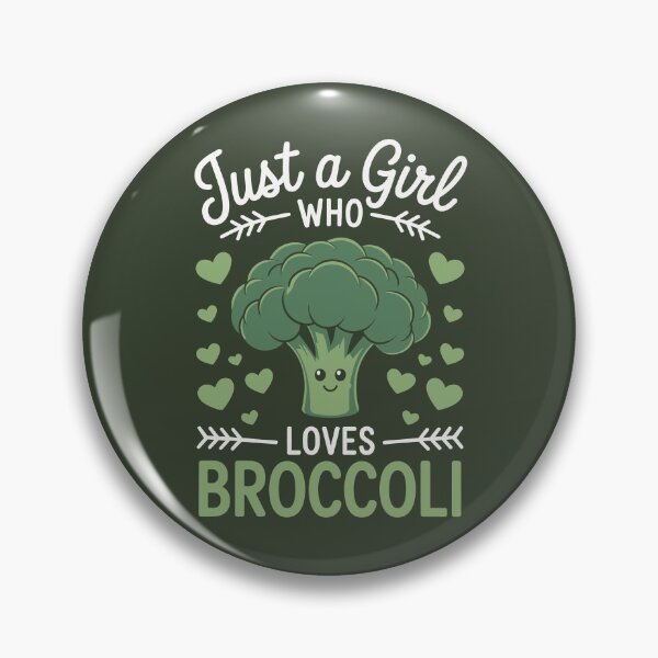 Item preview, Just a Girl Who Loves Broccoli' designed and sold by jkrphoto.