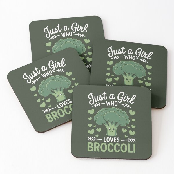Item preview, Just a Girl Who Loves Broccoli' designed and sold by jkrphoto.