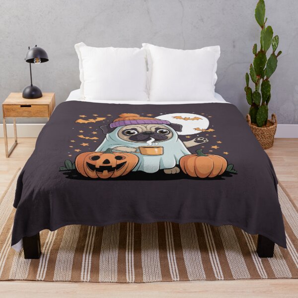 Item preview, ghost pug designed and sold by jkrphoto.
