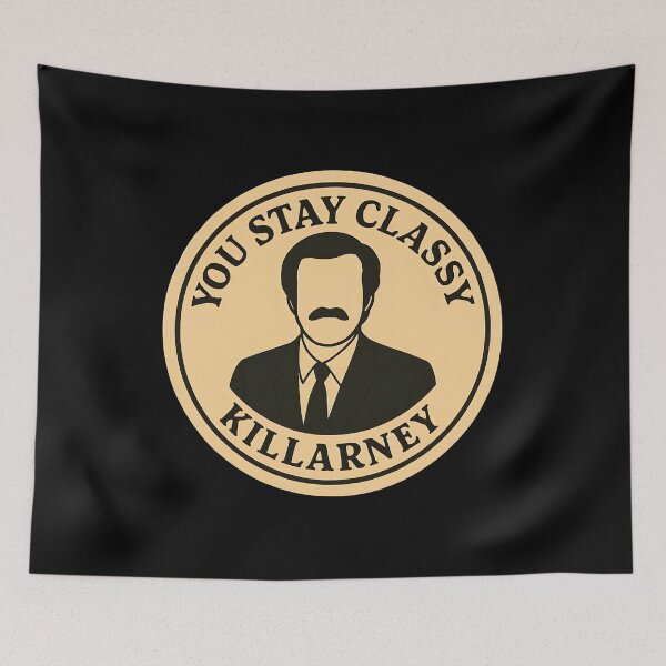 Item preview, Anchorman Inspired Retro Ireland Print: Killarney designed and sold by PinUpPizzazz.