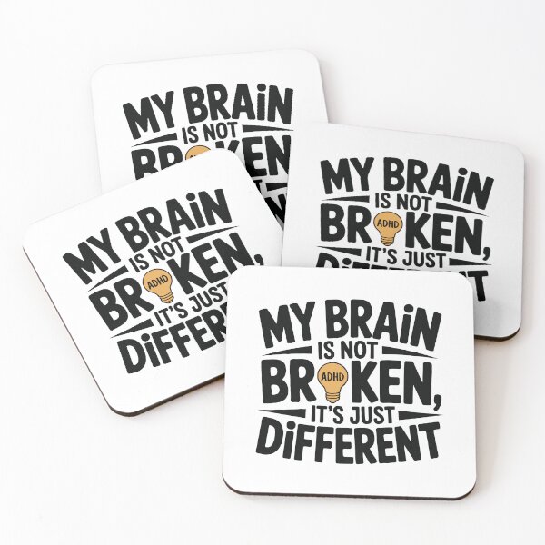 Item preview, my brain is not broken it is just different  designed and sold by jkrphoto.