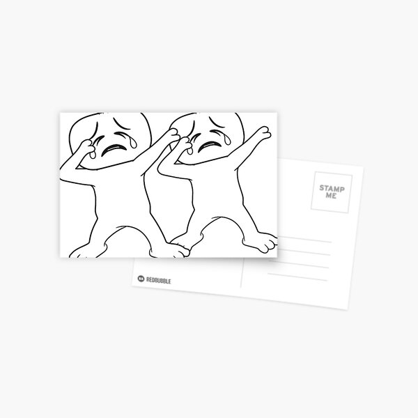 Dabbing Characters Postcards Redbubble