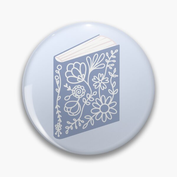 Item preview, blue floral book designed and sold by winterpumpkin.