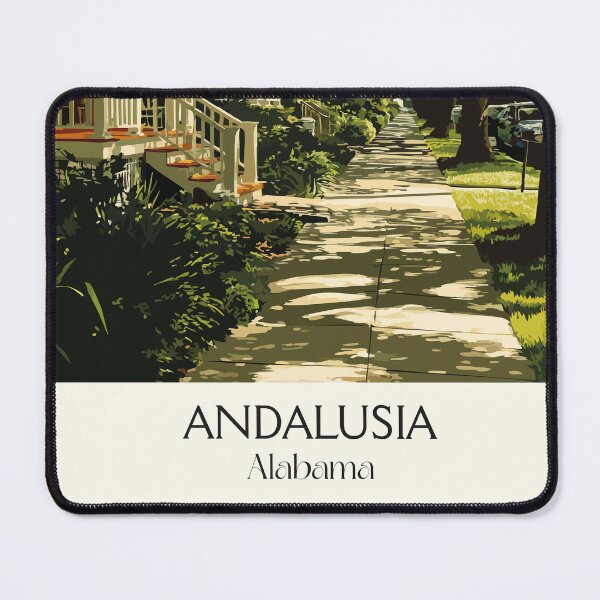 Item preview, Andalusia Alabama Southern Street Art Print designed and sold by TuncGK.