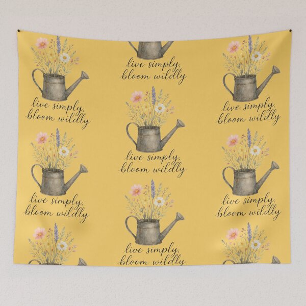 Item preview, Live Simply, Bloom Wildly designed and sold by MiLaKK.
