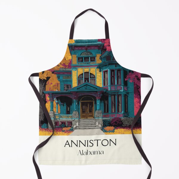 Item preview, Anniston Alabama Victorian Home Art Print designed and sold by TuncGK.