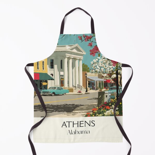 Item preview, Athens Alabama Historic Square Art Print designed and sold by TuncGK.