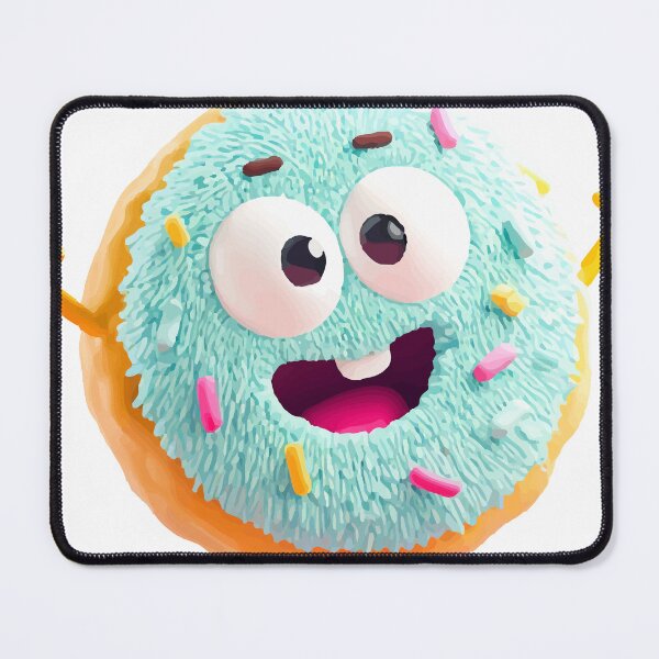 Item preview, Cute Running Donut Cartoon Character designed and sold by Moss and Moon Studio.