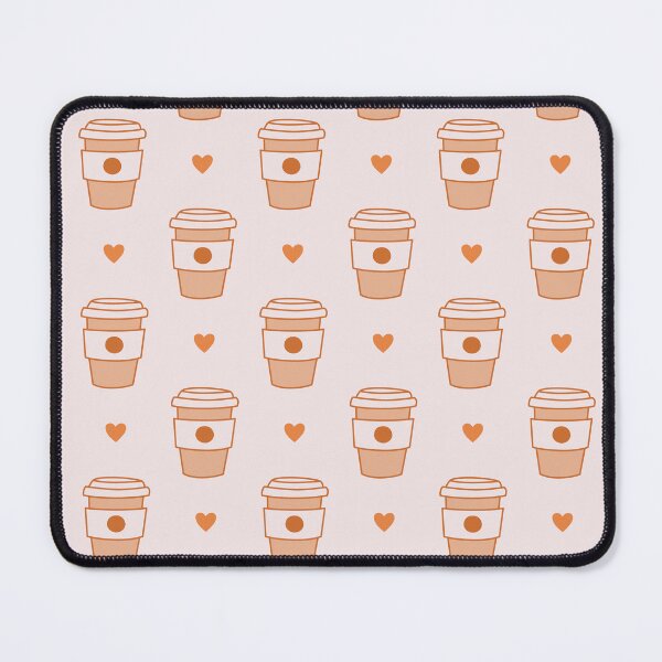 Item preview, cute takeout coffees pattern designed and sold by winterpumpkin.