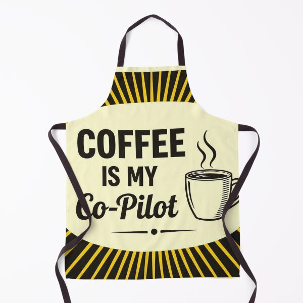 Artikelvorschau, Lustiger Slogan „Kaffee ist mein Co-Pilot“ entworfen und verkauft von xArchGoDx.