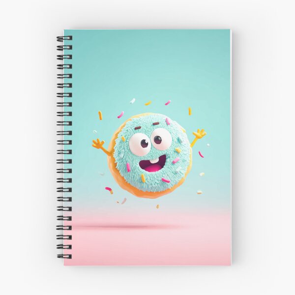Item preview, Cute Running Donut Cartoon Character designed and sold by Moss and Moon Studio.