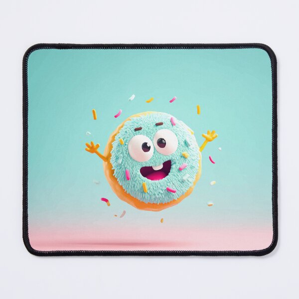 Item preview, Cute Running Donut Cartoon Character designed and sold by Moss and Moon Studio.
