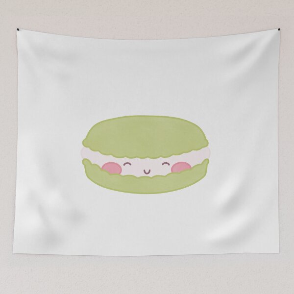 Item preview, cute green pistachio macaron designed and sold by winterpumpkin.