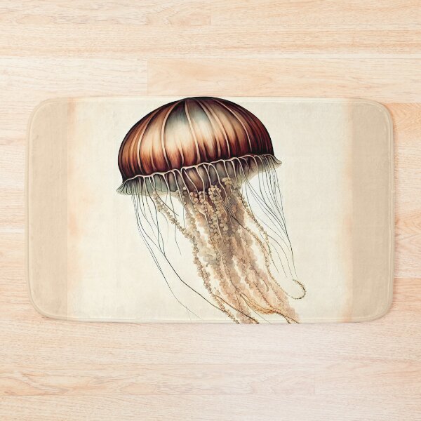 Item preview, Vintage Jellyfish Biological Illustration Print designed and sold by LanaGustavsson.