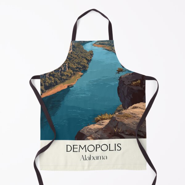 Item preview, Demopolis Alabama River Bluff Art Print designed and sold by TuncGK.