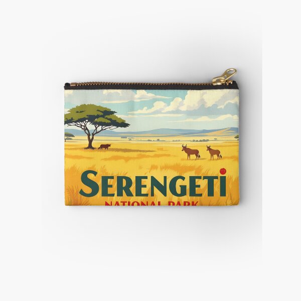 Item preview, Serengeti National Park: Vintage-Style Painterly Travel Poster designed and sold by LSVart.