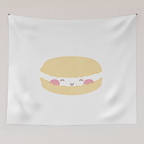 Item preview, cute lemon yellow macaron designed and sold by winterpumpkin.