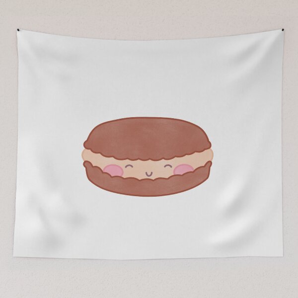 Item preview, cute chocolate macaron designed and sold by winterpumpkin.
