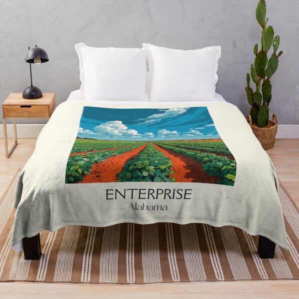 Item preview, Enterprise Alabama Farmland Art Print designed and sold by TuncGK.