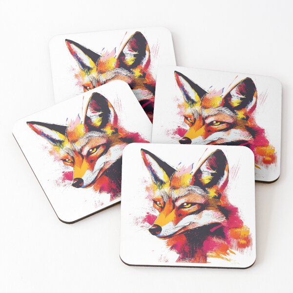 Item preview, Colorful Sly Fox – Origami-Style Animal Art | Paint Splash Wildlife Design T-Shirt designed and sold by OrigAnimal.
