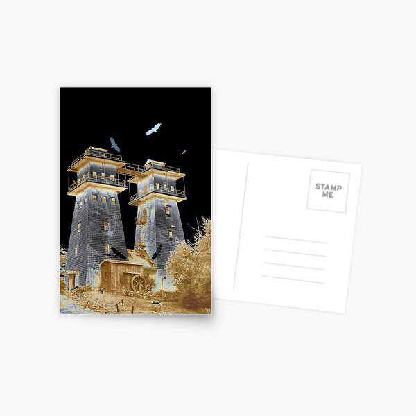 Layered Towers Postcard