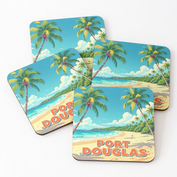 Item preview, Port Douglas: Vintage-Style Painterly Travel Poster designed and sold by LSVart.