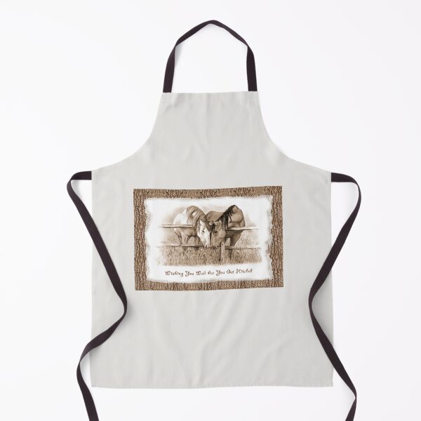 Item preview, Wedding Wishes, As You Get Hitched, Horses Nuzzling, Western Theme designed and sold by JoyfulWhimsy.